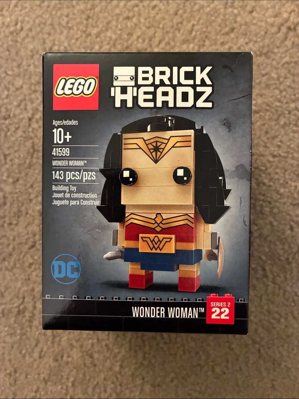 LEGO Wonder Woman BrickHeadz #41599